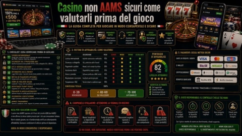 Casino non AAMS sicuri come valutarli prima del gioco